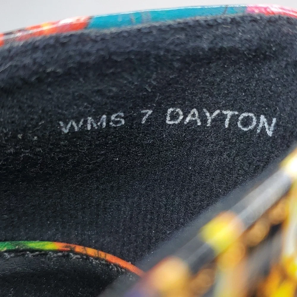 Wild Pair Dayton Multi Color Floral Platform Stilettos 7